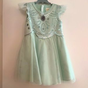Mint Princess Jasmine Dress. Size 5/6